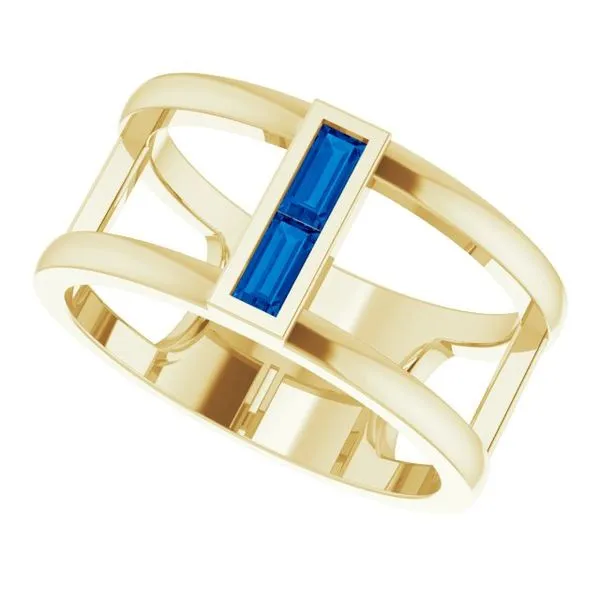 Baguette Negative Space Ring Image 5 Rasmussen Jewelers Spanish Fork, UT