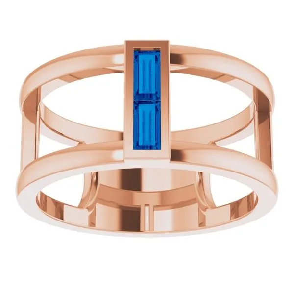 Baguette Negative Space Ring Image 3 Ellsworth Jewelers Ellsworth, ME