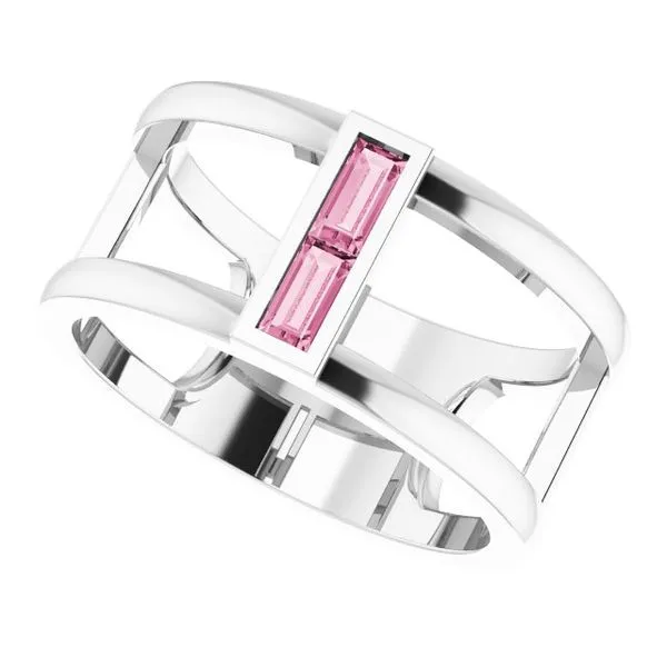 Baguette Negative Space Ring Image 5 Rasmussen Jewelers Spanish Fork, UT