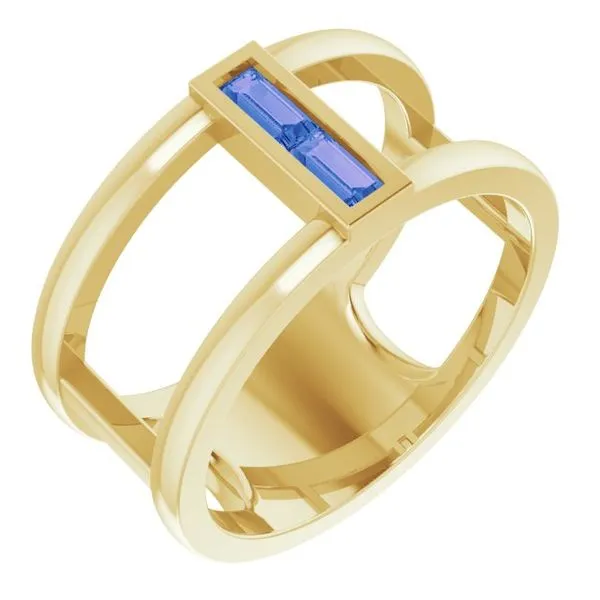 Baguette Negative Space Ring Long Jewelers Chesapeake, VA