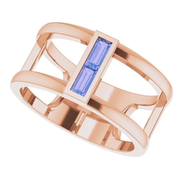 Baguette Negative Space Ring Image 5 Rasmussen Jewelers Spanish Fork, UT