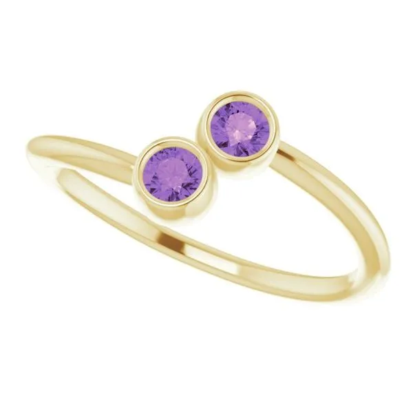Two-Stone Ring Image 5 Rick's Jewelers California, MD
