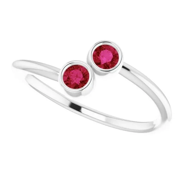Two-Stone Ring Image 5 John E. Koller Jewelry Designs owasso, OK