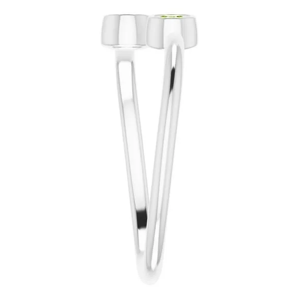 Two-Stone Ring Image 4 Linwood Custom Jewelers Linwood, NJ