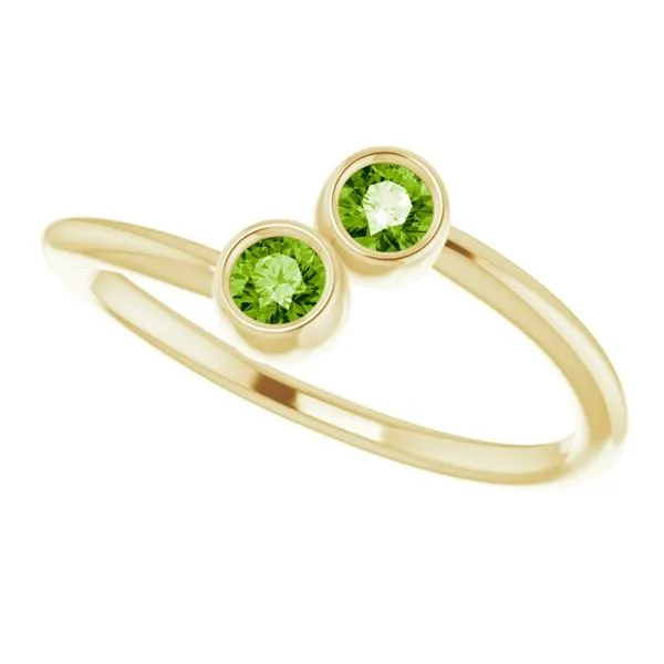 Two-Stone Ring Image 5 Linwood Custom Jewelers Linwood, NJ