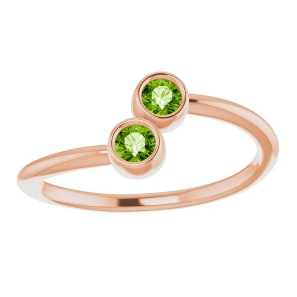 Two-Stone Ring Image 3 Linwood Custom Jewelers Linwood, NJ