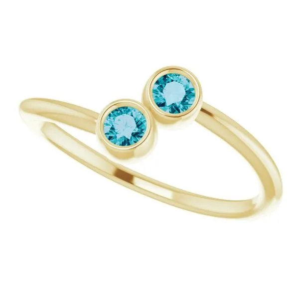 Two-Stone Ring Image 5 Linwood Custom Jewelers Linwood, NJ