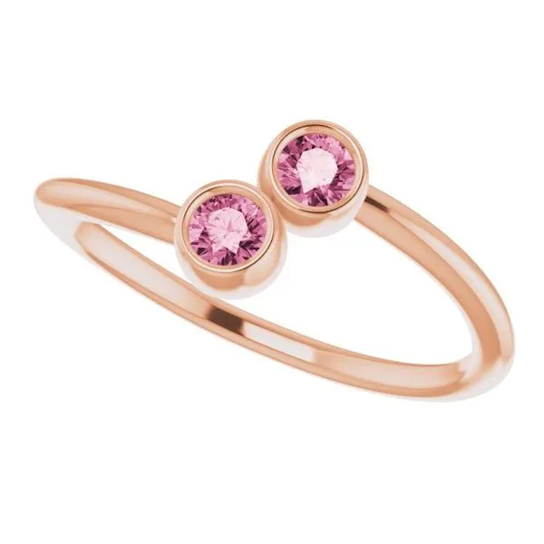 Two-Stone Ring Image 5 Linwood Custom Jewelers Linwood, NJ