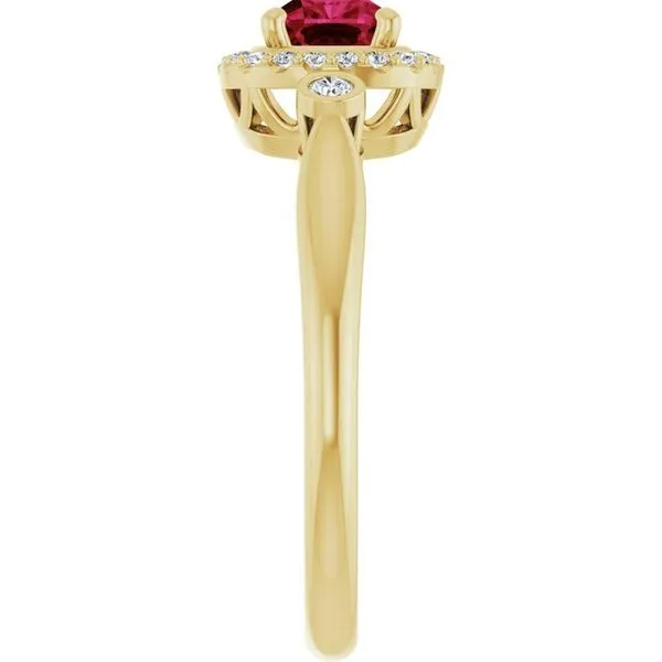 Halo-Style Ring Image 4 Holly's Jewelry Mountain Home, AR