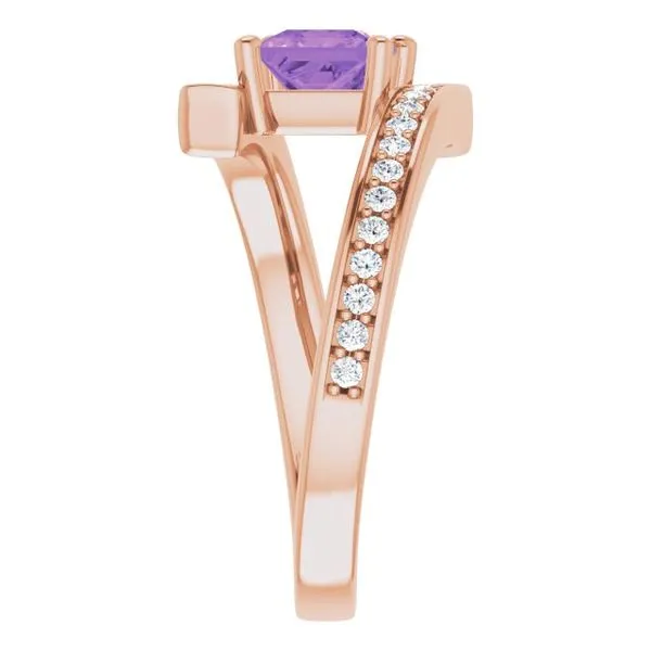 Accented Bypass Ring Image 4 Rasmussen Jewelers Spanish Fork, UT