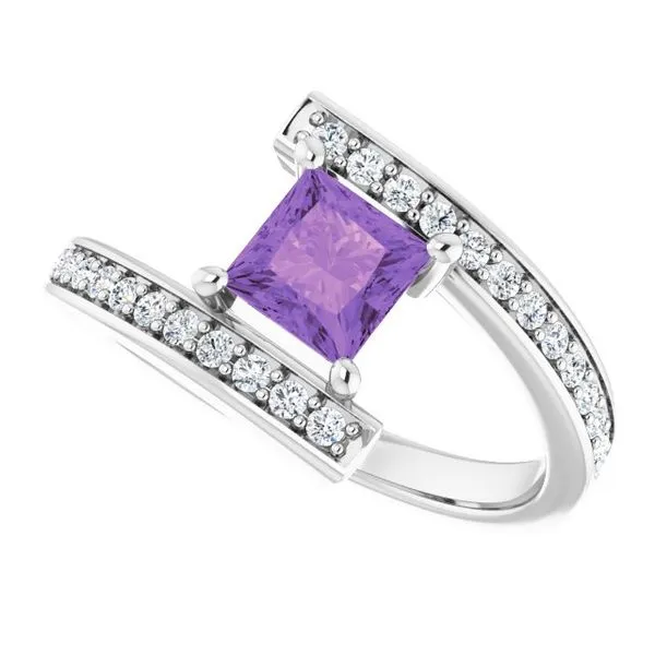 Accented Bypass Ring Image 5 CMS Fine Jewelers Wooster, OH