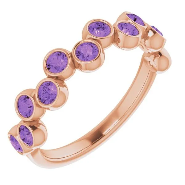 Bezel-Set Ring John E. Koller Jewelry Designs owasso, OK