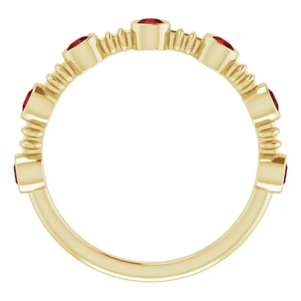 Bezel-Set Ring Image 2 Milan's Jewelry Inc Sarasota, FL