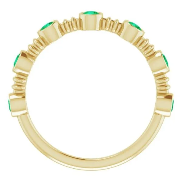 Bezel-Set Ring Image 2 James Wolf Jewelers Mason, OH