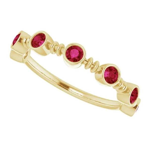 Bezel-Set Ring Image 5 Jewelry Design Studio Jensen Beach, FL