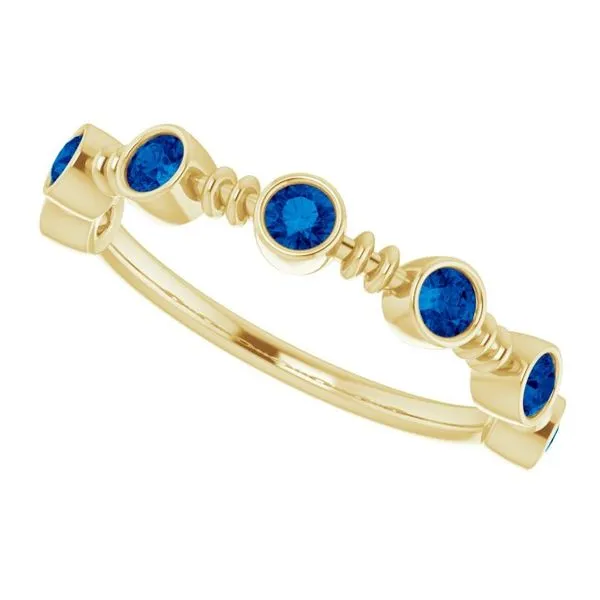 Bezel-Set Ring Image 5 James Wolf Jewelers Mason, OH