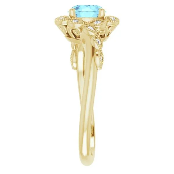 Halo-Style Ring Image 4 James Wolf Jewelers Mason, OH