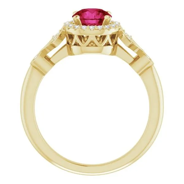 Halo-Style Ring Image 2 James Wolf Jewelers Mason, OH