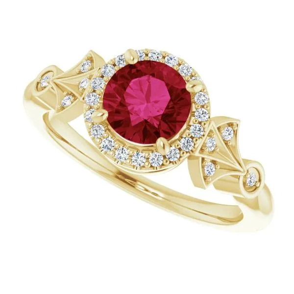 Halo-Style Ring Image 5 Jewelry Design Studio Jensen Beach, FL