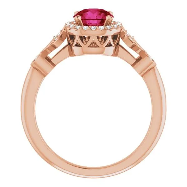 Halo-Style Ring Image 2 James Wolf Jewelers Mason, OH