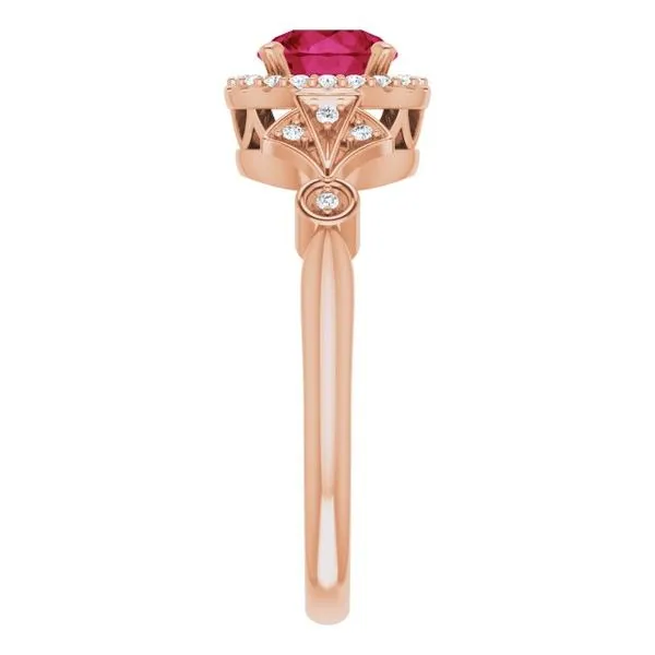 Halo-Style Ring Image 4 Jewelry Design Studio Jensen Beach, FL