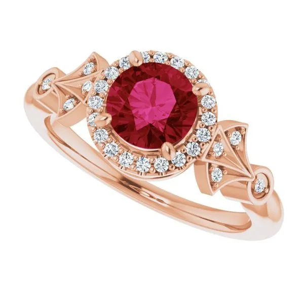 Halo-Style Ring Image 5 Jewelry Design Studio Jensen Beach, FL