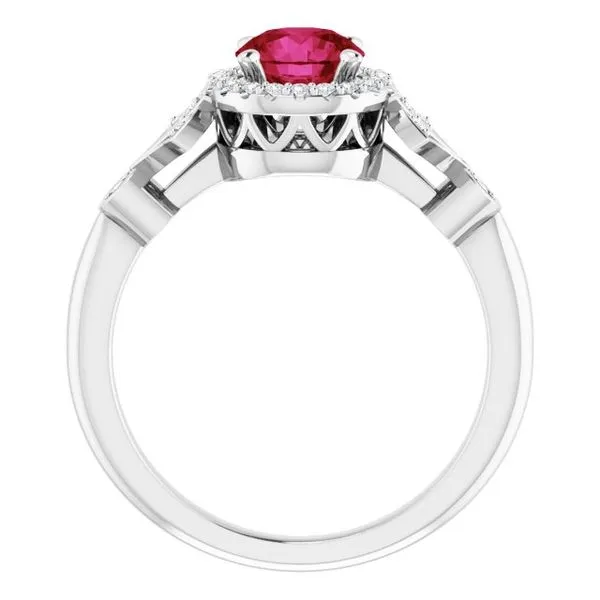 Halo-Style Ring Image 2 James Wolf Jewelers Mason, OH