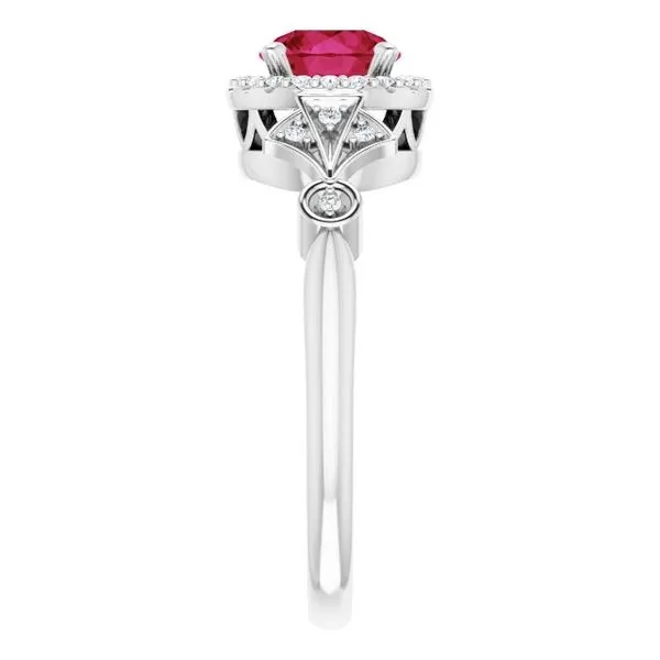 Halo-Style Ring Image 4 Jewelry Design Studio Jensen Beach, FL