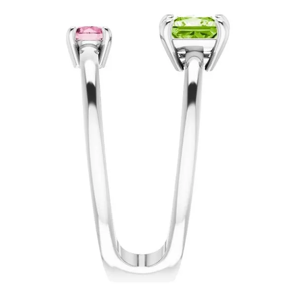 Accented Negative Space Ring Image 4 Jewelry Design Studio Jensen Beach, FL