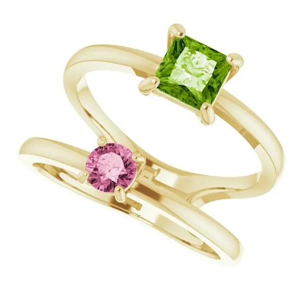 Accented Negative Space Ring Image 5 Jewelry Design Studio Jensen Beach, FL