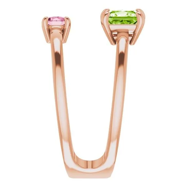 Accented Negative Space Ring Image 4 Jewelry Design Studio Jensen Beach, FL