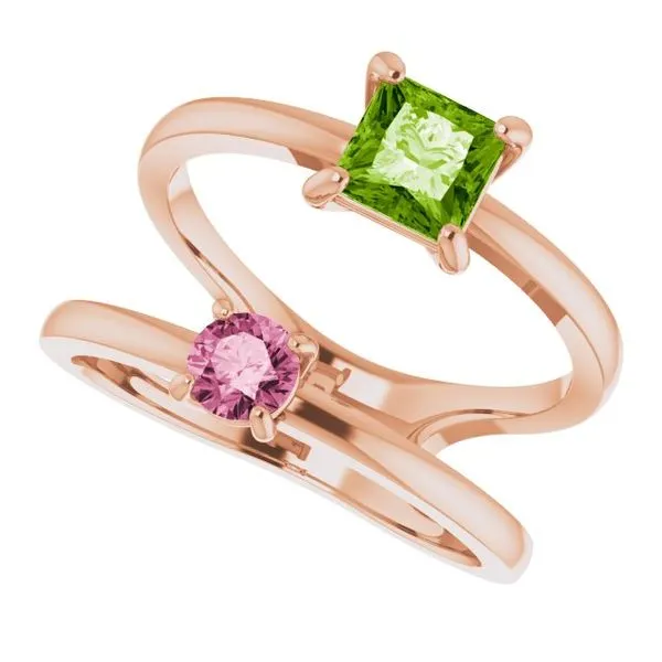 Accented Negative Space Ring Image 5 Jewelry Design Studio Jensen Beach, FL