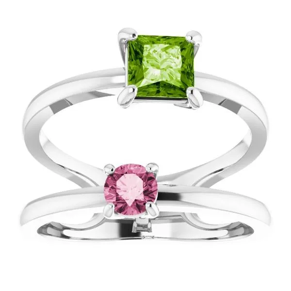 Accented Negative Space Ring Image 3 James Wolf Jewelers Mason, OH