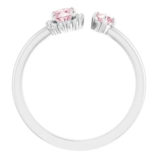 Accented Halo-Style Ring Image 2 Jewelry Design Studio Jensen Beach, FL