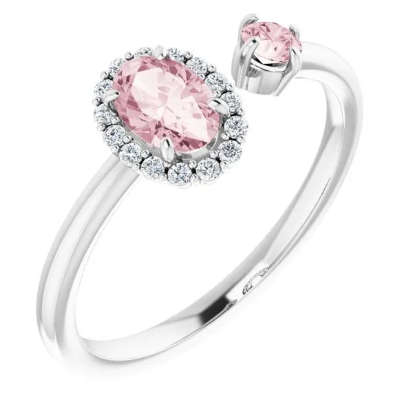 Accented Halo-Style Ring Boyd Jewelers Wesley Chapel, FL