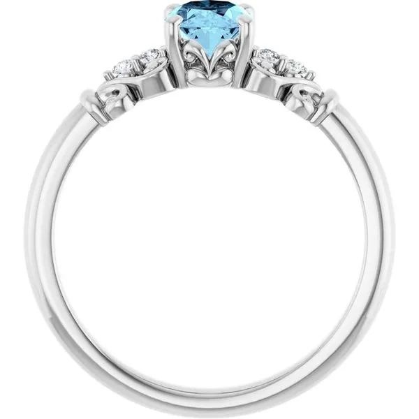 Accented Sculptural Ring Image 2 Long Jewelers Chesapeake, VA