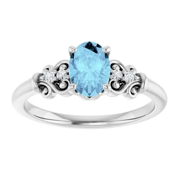 Accented Sculptural Ring Image 3 Long Jewelers Chesapeake, VA