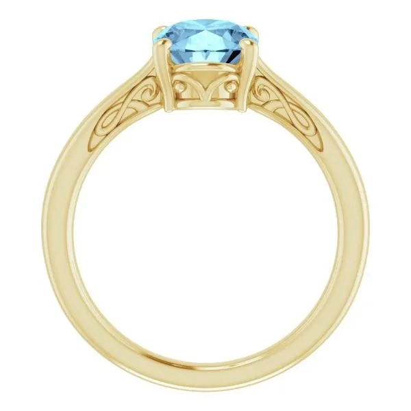 Solitaire Ring Image 2 John E. Koller Jewelry Designs owasso, OK