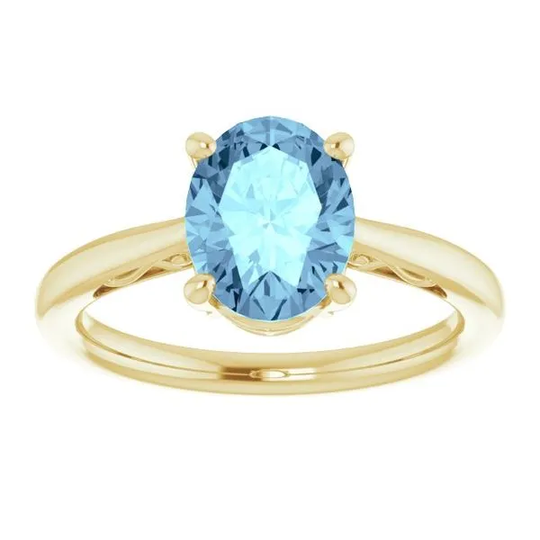 Solitaire Ring Image 3 John E. Koller Jewelry Designs owasso, OK