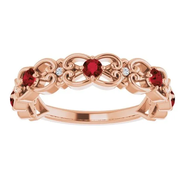 Vintage-Inspired Scroll Ring Image 3 Jewelry Design Studio Jensen Beach, FL