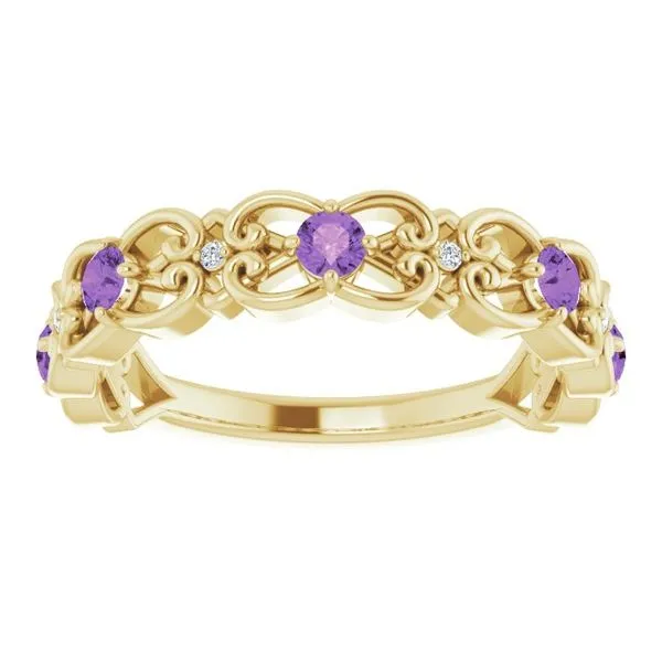 Vintage-Inspired Scroll Ring Image 3 Jewelry Design Studio Jensen Beach, FL