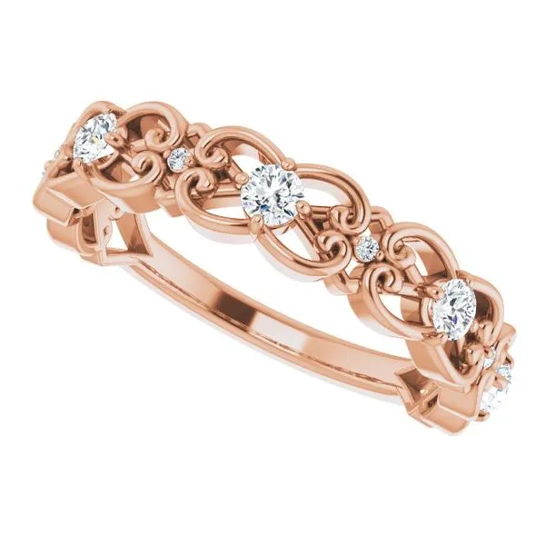 Vintage-Inspired Scroll Ring Image 5 Jewelry Design Studio Jensen Beach, FL