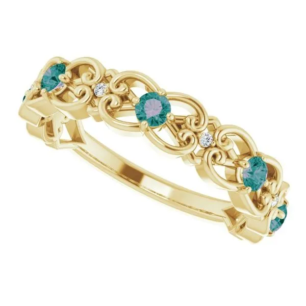 Vintage-Inspired Scroll Ring Image 5 Jewelry Design Studio Jensen Beach, FL