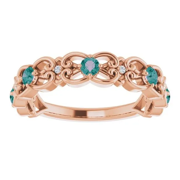 Vintage-Inspired Scroll Ring Image 3 Jewelry Design Studio Jensen Beach, FL