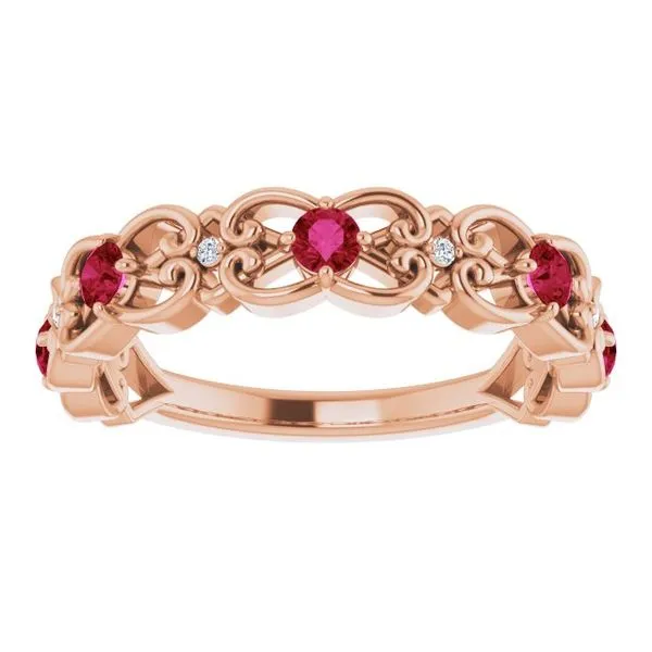 Vintage-Inspired Scroll Ring Image 3 Jewelry Design Studio Jensen Beach, FL