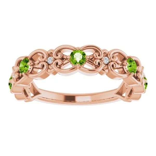 Vintage-Inspired Scroll Ring Image 3 Jewelry Design Studio Jensen Beach, FL