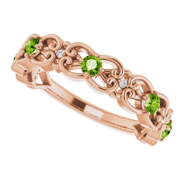 Vintage-Inspired Scroll Ring Image 5 Jewelry Design Studio Jensen Beach, FL