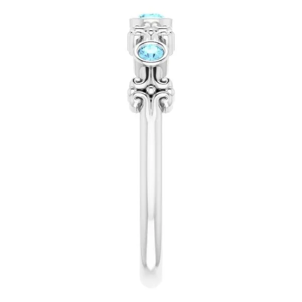 Bezel-Set Ring Image 4 James Wolf Jewelers Mason, OH