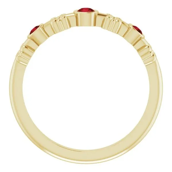 Bezel-Set Ring Image 2 James Wolf Jewelers Mason, OH