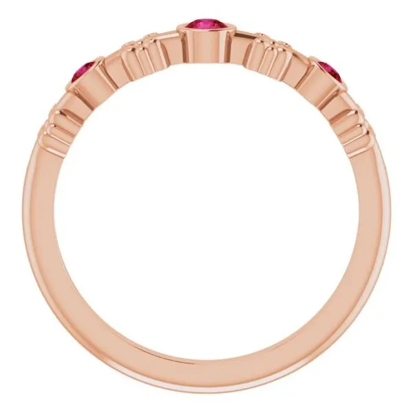 Bezel-Set Ring Image 2 James Wolf Jewelers Mason, OH